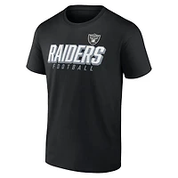 Ensemble de t-shirts noir/argent pour hommes Las Vegas Raiders Player Pack
