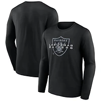Men's  Black Las Vegas Raiders Advance To Victory Long Sleeve T-Shirt