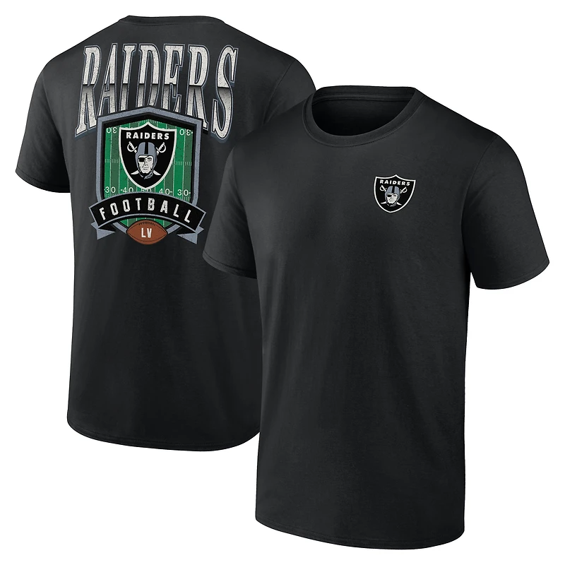 Men's  Black Las Vegas Raiders Full Range T-Shirt
