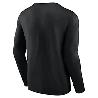 T-shirt à manches longues noir pour homme Las Vegas Raiders High Whip Pitcher