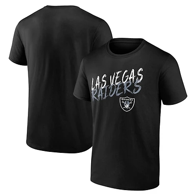 Men's Black Las Vegas Raiders Hustle T-Shirt