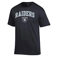Men's Champion Black Las Vegas Raiders Arch Over Logo T-Shirt