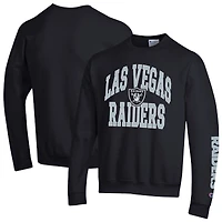 Men's Champion  Black Las Vegas Raiders Powerblend Fleece Sweatshirt