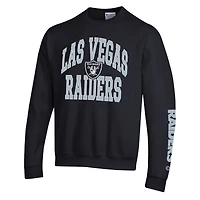 Sweat-shirt en polaire Powerblend noir Champion pour homme, modèle Las Vegas Raiders