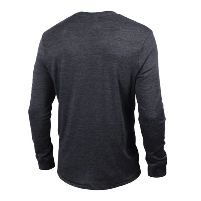 Men's Champion Black Las Vegas Raiders Ultimate Tri-Blend Long Sleeve T-Shirt
