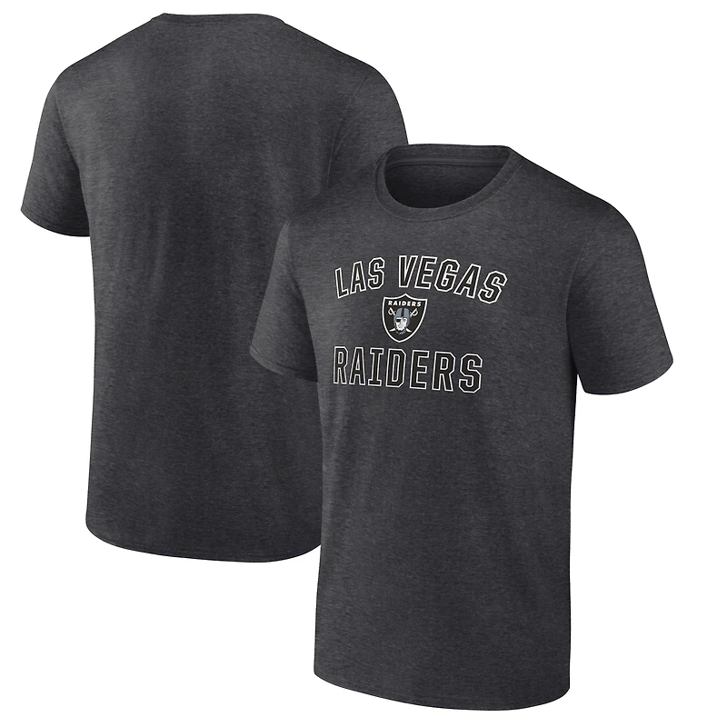 Men's Charcoal Las Vegas Raiders Victory Arch T-Shirt