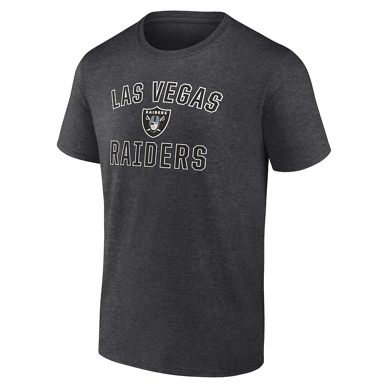 Men's Charcoal Las Vegas Raiders Victory Arch T-Shirt
