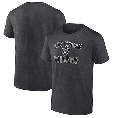 Men's  Charcoal Las Vegas Raiders Victory Arch T-Shirt