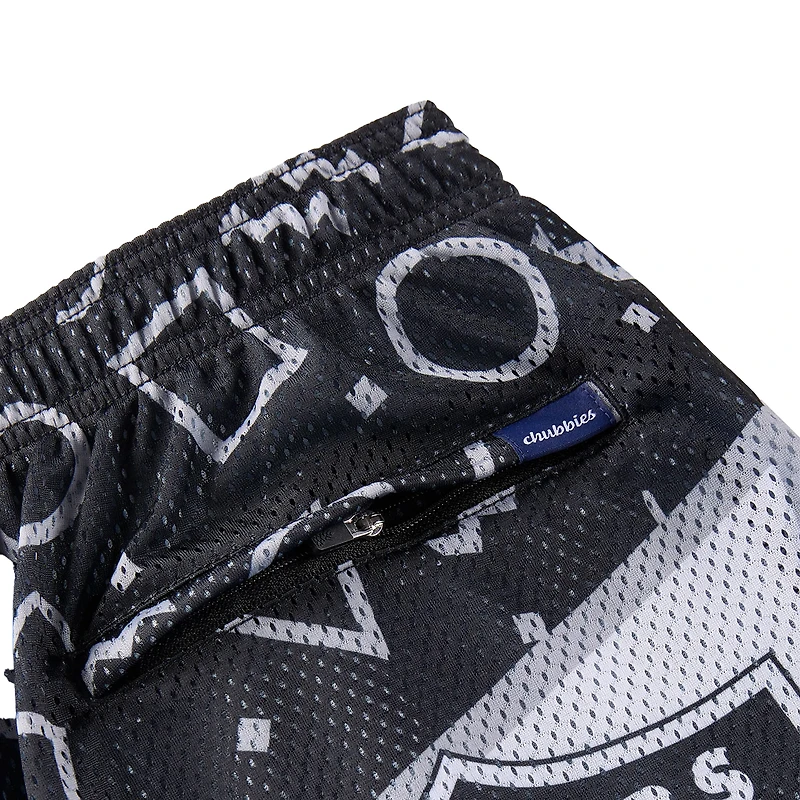 Short en maille Chubbies noir pour homme des Las Vegas Raiders