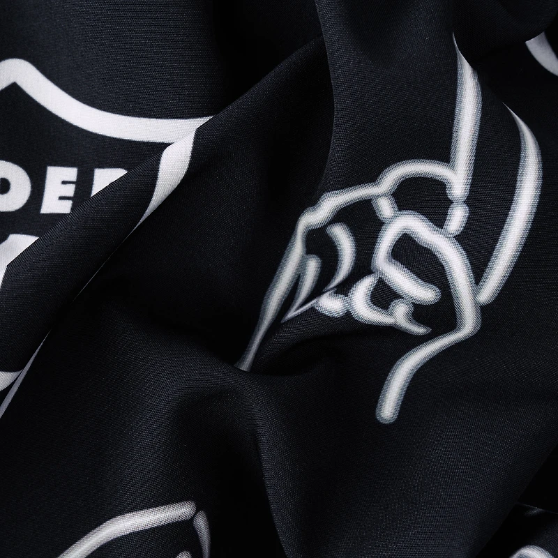 Men's Chubbies Black Las Vegas Raiders The Neon 5.5" Classic Lined Swim Trunks