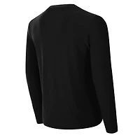 Men's Concepts Sport  Black Las Vegas Raiders Chestnut Long Sleeve Top & Pants Set