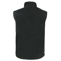 Men's Cutter & Buck  Black Las Vegas Raiders Throwback Big Tall Charter Eco Full-Zip Vest