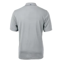 Men's Cutter & Buck Gray Las Vegas Raiders Throwback Logo Virtue Eco Pique Recycled Big Tall Polo