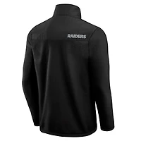 Men's Darius Rucker Collection by Fanatics Black Las Vegas Raiders Color Block Polar Fleece Full-Zip Jacket