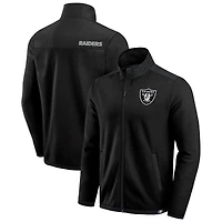 Veste polaire noire à fermeture éclair intégrale Darius Rucker Collection by Fanatics pour homme, motif color block des Las Vegas Raiders