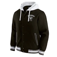 Men's Darius Rucker Collection by Fanatics Black Las Vegas Raiders Full-Snap Hoodie Jacket