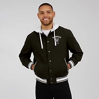 Men's Darius Rucker Collection by Fanatics Black Las Vegas Raiders Full-Snap Hoodie Jacket