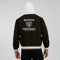 Men's Darius Rucker Collection by Fanatics Black Las Vegas Raiders Full-Snap Hoodie Jacket