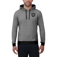 Men's Darius Rucker Collection by Fanatics Black Las Vegas Raiders Tonal Knit Pullover Hoodie
