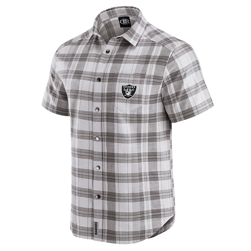 Chemise à manches courtes et boutons-pression pour homme, collection Darius Rucker par Fanatics