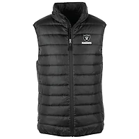 Men's Dunbrooke Black Las Vegas Raiders Alberta Full-Zip Puffer Vest