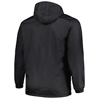 Veste entièrement zippée Dunbrooke noire Las Vegas Raiders Big & Tall Legacy Stadium pour hommes