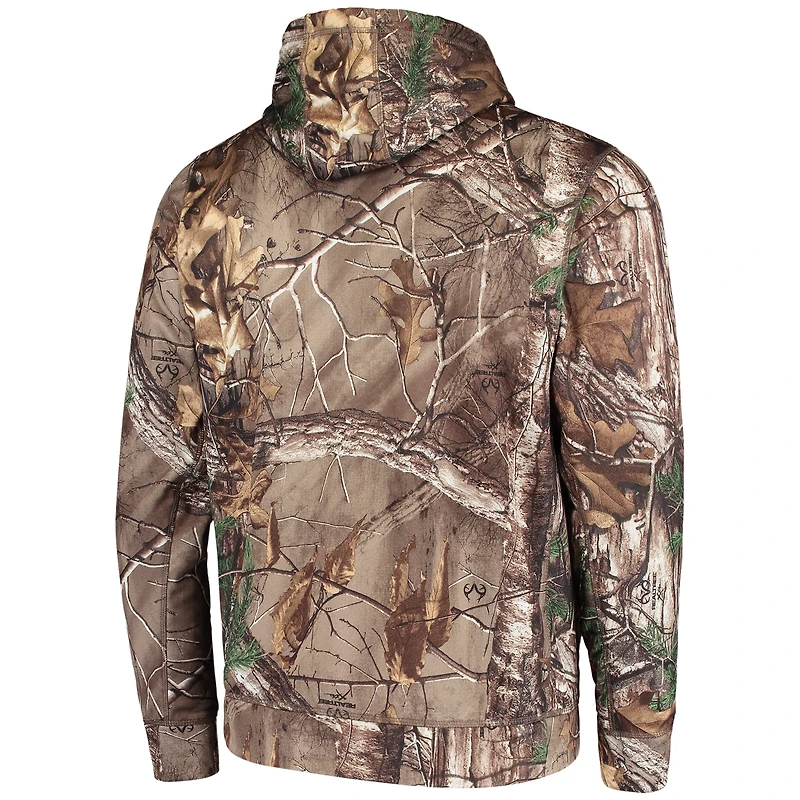 Men's Dunbrooke Realtree Camo Las Vegas Raiders Circle Champion Tech Fleece Pullover Hoodie
