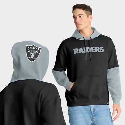 Men's Fanatics Black/Gray Las Vegas Raiders Helmet Pullover Hoodie