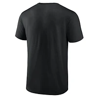 Pack combiné de t-shirts Fanatics pour hommes noir/gris chiné Las Vegas Raiders