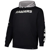 Sweat à capuche patchs fanatiques pour hommes, noir, Las Vegas Raiders, grande taille