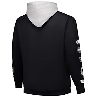 Sweat à capuche patchs fanatiques pour hommes, noir, Las Vegas Raiders, grande taille