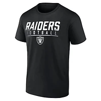 Men's Fanatics  Black Las Vegas Raiders Blocked T-Shirt