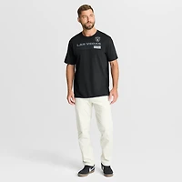 T-shirt noir Fanatics pour homme, motif Las Vegas Raiders, Chop Block Legacy