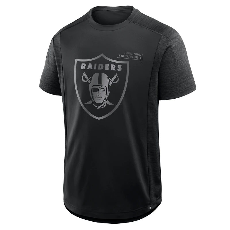 Men's Fanatics Black Las Vegas Raiders Deceptive Juke T-Shirt
