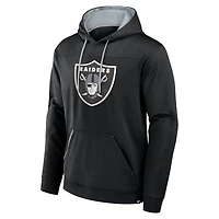 Sweat à capuche en polaire noir Las Vegas Raiders Defender pour homme Fanatics
