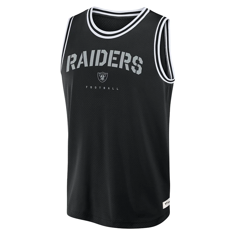 Débardeur noir pour homme Fanatics Las Vegas Raiders Elements Future Ground Jersey