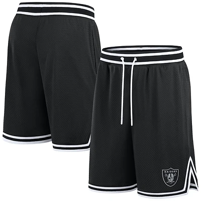 Short de football Fanatics Future Ground pour homme, noir, Las Vegas Raiders Elements