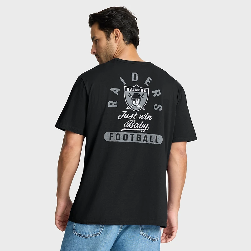 T-shirt noir pour homme Fanatics Las Vegas Raiders Fluid Motion Legacy