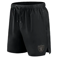 Men's Fanatics Black Las Vegas Raiders Front Office Micro Tonal Shorts