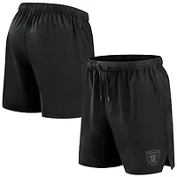 Men's Fanatics Black Las Vegas Raiders Front Office Micro Tonal Shorts