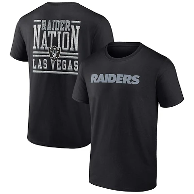 T-shirt noir Fanatics pour hommes Las Vegas Raiders Home Field Advantage