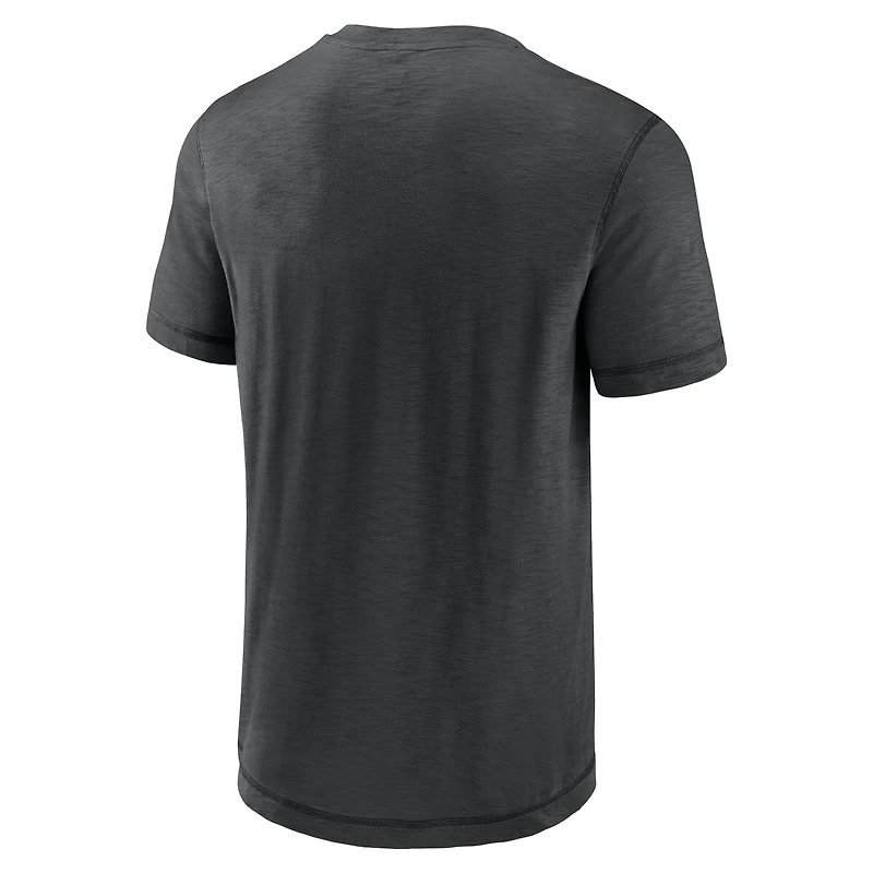 Men's Fanatics  Black Las Vegas Raiders Jump The Gun Iconic Slub Elevated T-Shirt