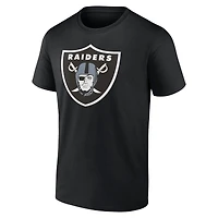 T-shirt papa fanatiques noir Las Vegas Raiders #1 pour hommes