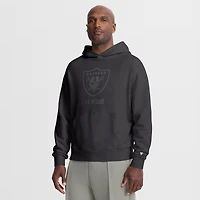 Sweat à capuche oversize noir Las Vegas Raiders pour homme, de la marque Fanatics, avec logo Play Location.