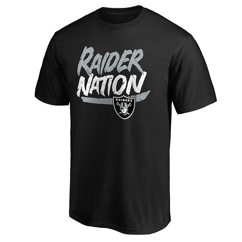 Men's Fanatics Black Las Vegas Raiders Raider Nation Hometown T-Shirt
