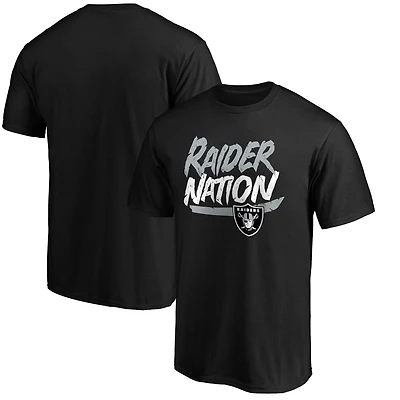 Men's Fanatics Black Las Vegas Raiders Raider Nation Hometown T-Shirt