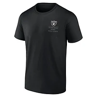 Men's Fanatics Black Las Vegas Raiders Repeat Stats T-Shirt
