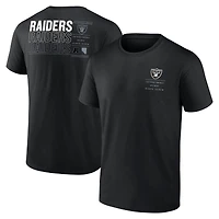 T-shirt noir Fanatics pour hommes des Las Vegas Raiders Repeat Stats