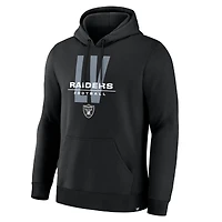Men's Fanatics Black Las Vegas Raiders Right Tackle Legacy Pullover Hoodie