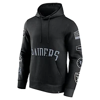 Men's Fanatics  Black Las Vegas Raiders Wild Winner Pullover Hoodie